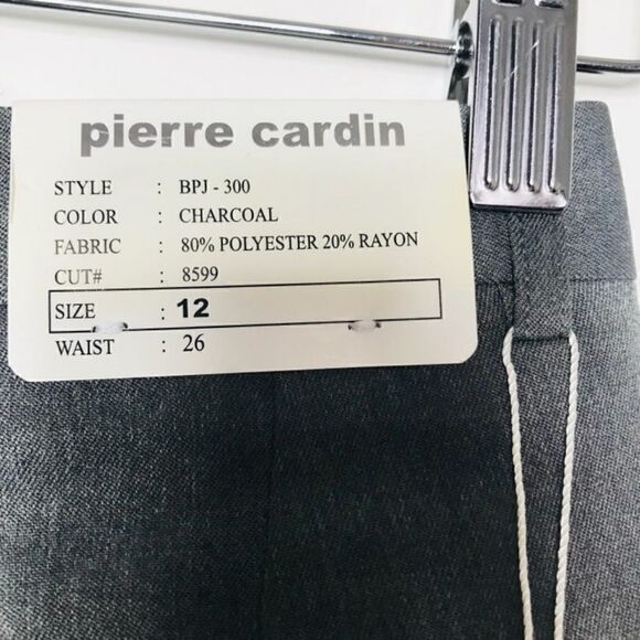 🌹Pierre Cardin  Dress Pants Pleated Cuffed - Picture 4 of 8